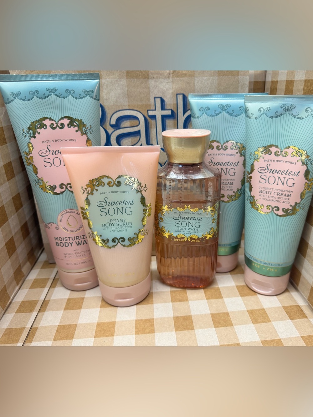 NEW B&BW 5pc Sweetest Song Body Care Bundle FULL SIZE & over $90 in products !